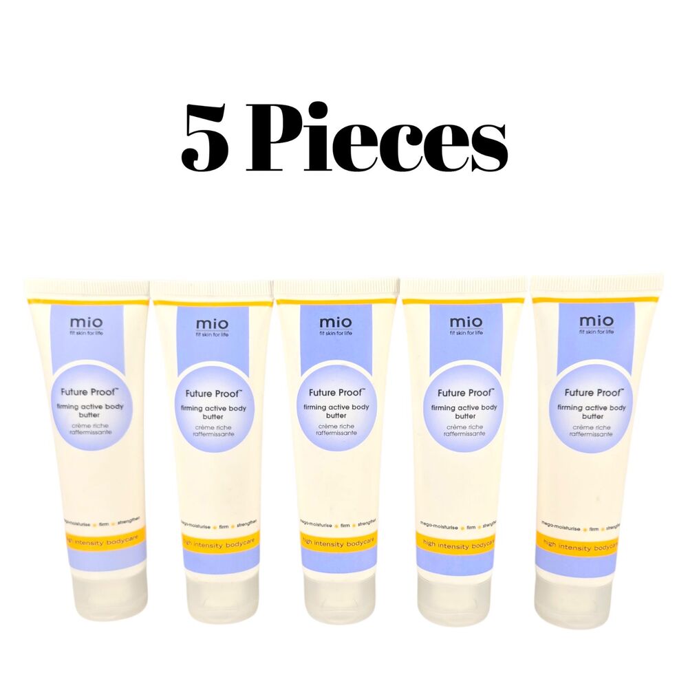 5 Pack Mio Future Proof Firming Active Body Butter 1.7 oz / 50 ml Each New
